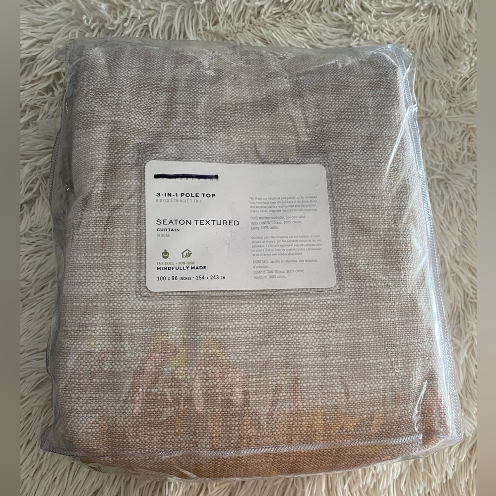 Pottery Barn Seaton curtain